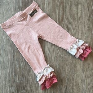 Matilda Jane Pink Ruffle Leggings